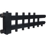 Коллектор с гидравлической стрелкой ROMMER - 1"1/2 НР на 3+2+1 контур 1" НР (до 85 кВт)