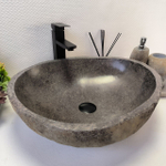 Раковина из речного камня RS-63873 (52*44*15) 0123