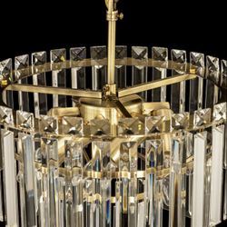 Citilux Фонда CL303163 Люстра хрустальная подвесная Бронза