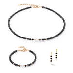 Серьги Coeur de Lion Black-White 1131/21-1314