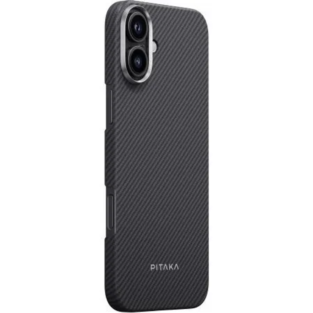 Накладка для iPhone 16 6.1" Pitaka Ultra Slim case черно-серая