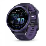 Умные часы Garmin Forerunner 570 - 47мм, темно-серый, алюминиевый безель цвета индиго, пурпурный/индиго ремешок