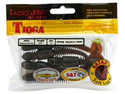 Виброхвосты съедобные LJ Pro Series TIOGA 3.9in (10.00)/085 5шт.