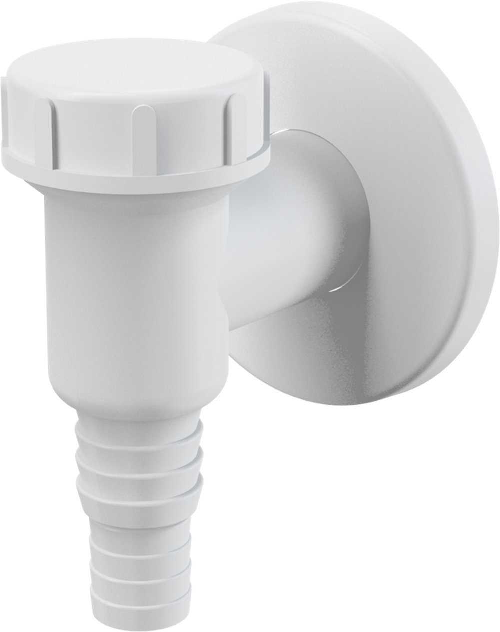 Сифон APS2 для стиральной машины наружный (белый)