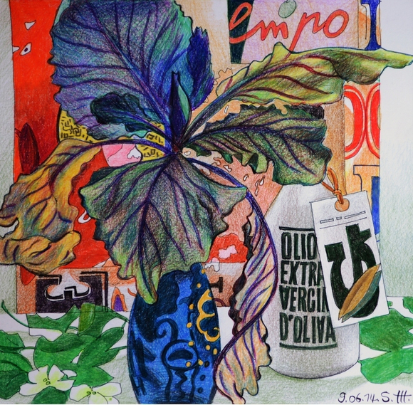 Репродукция на фотобумаге "Сиреневый лист"