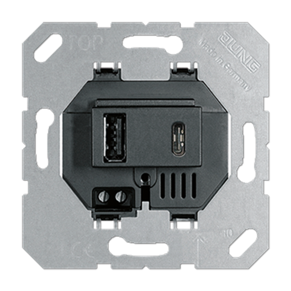 Розетка  Jung USB15CASW