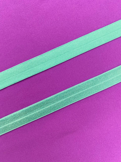 Бейка глянцевая бирюзовая 15 мм