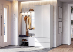 Шкаф двухстворчатый «Денвер» Белый