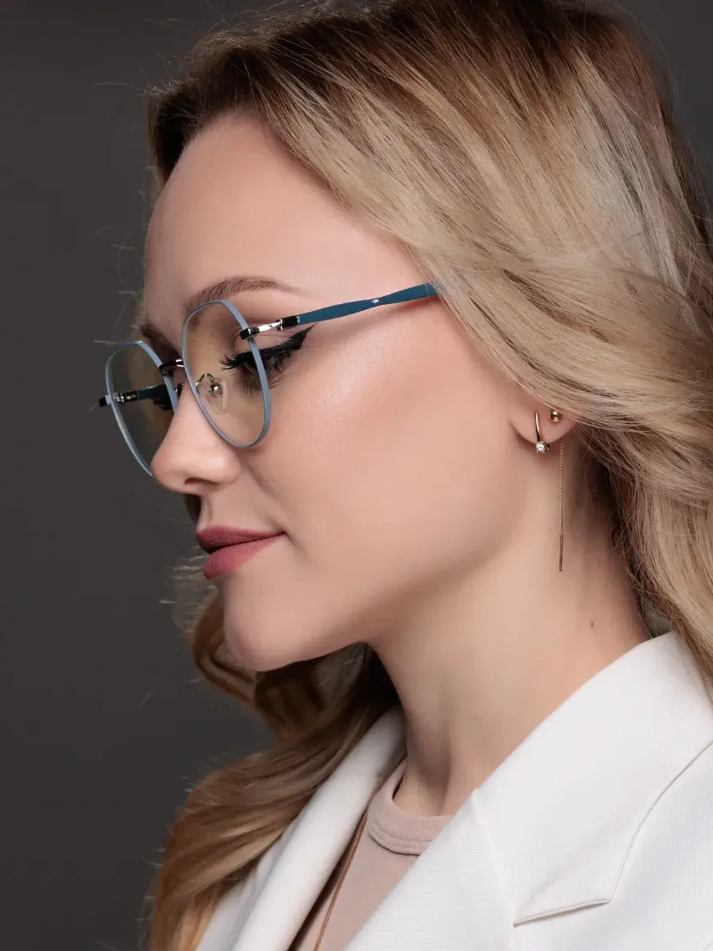 Очки для компьютера имиджевые защитные прозрачные нулевки