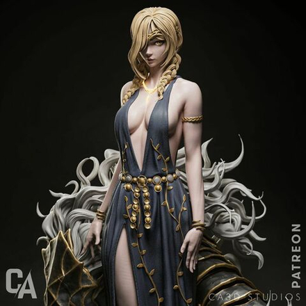 Маликет Чёрный Клинок и Королева Марика Вечная елден ринг Фигурка Maliketh, the Black Blade and Queen Marika the Eternal