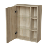 Зеркальный шкаф "МИЛТОН-50" Дуб сонома (ЛДСП)