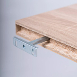 Настенная полка Фора 1.60, 60*25*3,7 см, дуб беленый