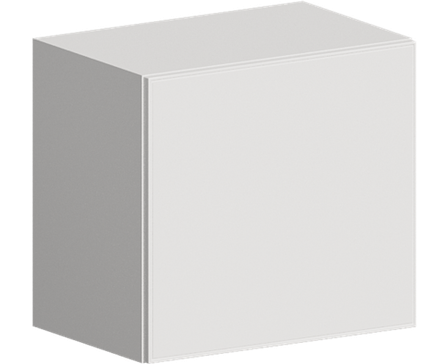 Кухня Модуль ШВГ 519 Графит / Белый Софт