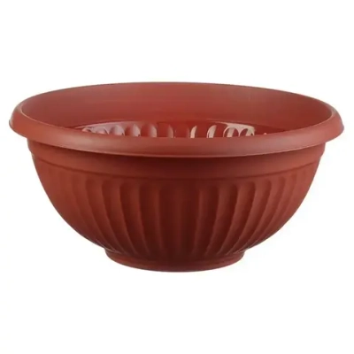 Кашпо-миска ЛИВИЯ D300мм Терракотовый