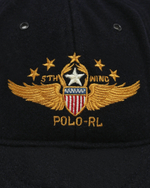 хлопковая кепка POLO RALPH LAUREN - черный(710A35606)