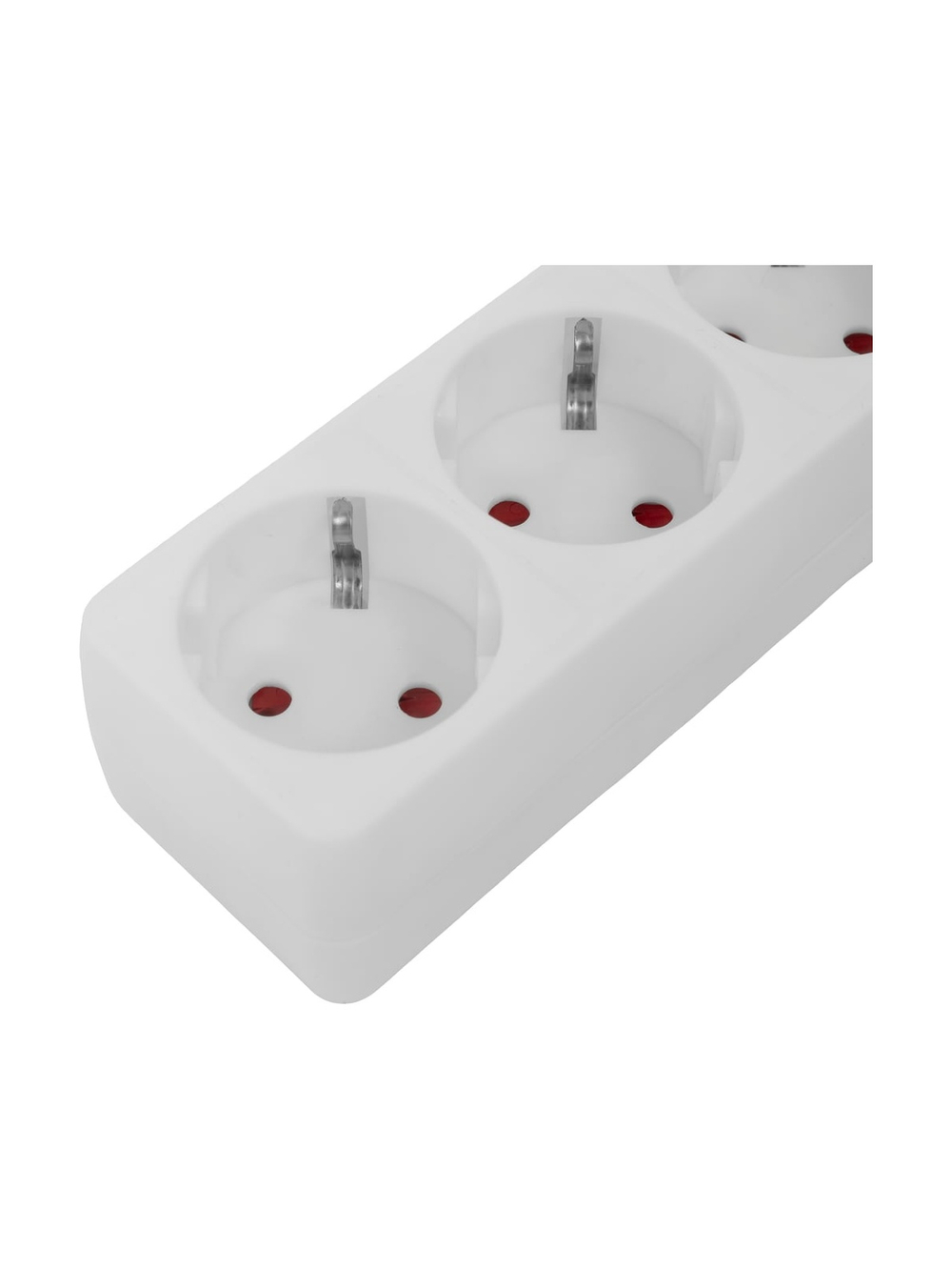 Сетевой фильтр Gigant с заземлением белый ПВС 3x0.75мм2, 5 розеток, 1.9м 80112