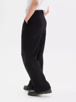 Брюки FOS Широкие из вискозы Черные