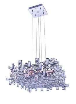 2874R/8A CHROME+CLEAR (1) Люстра NW