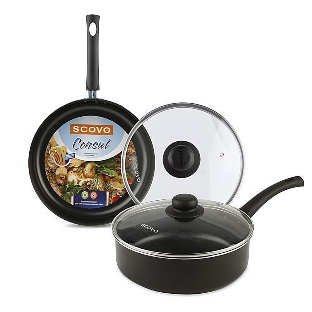 Сотейник 26см "Consul" стекл.кр.