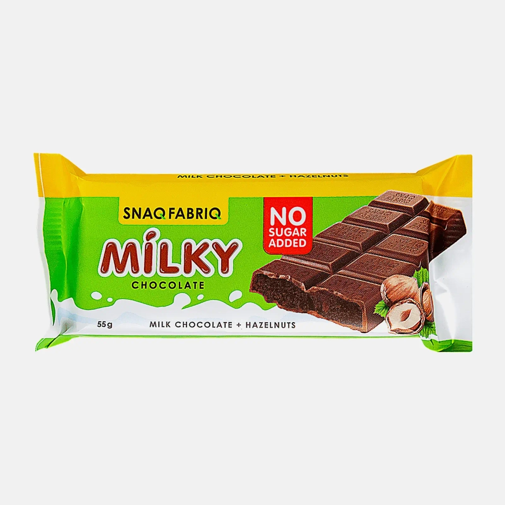 Шоколад Snaq Fabriq с шоколадно-ореховой пастой 55г