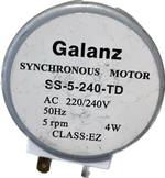 Двигатель вращения поддона для СВЧ, универсальный, SS-5-240-TD