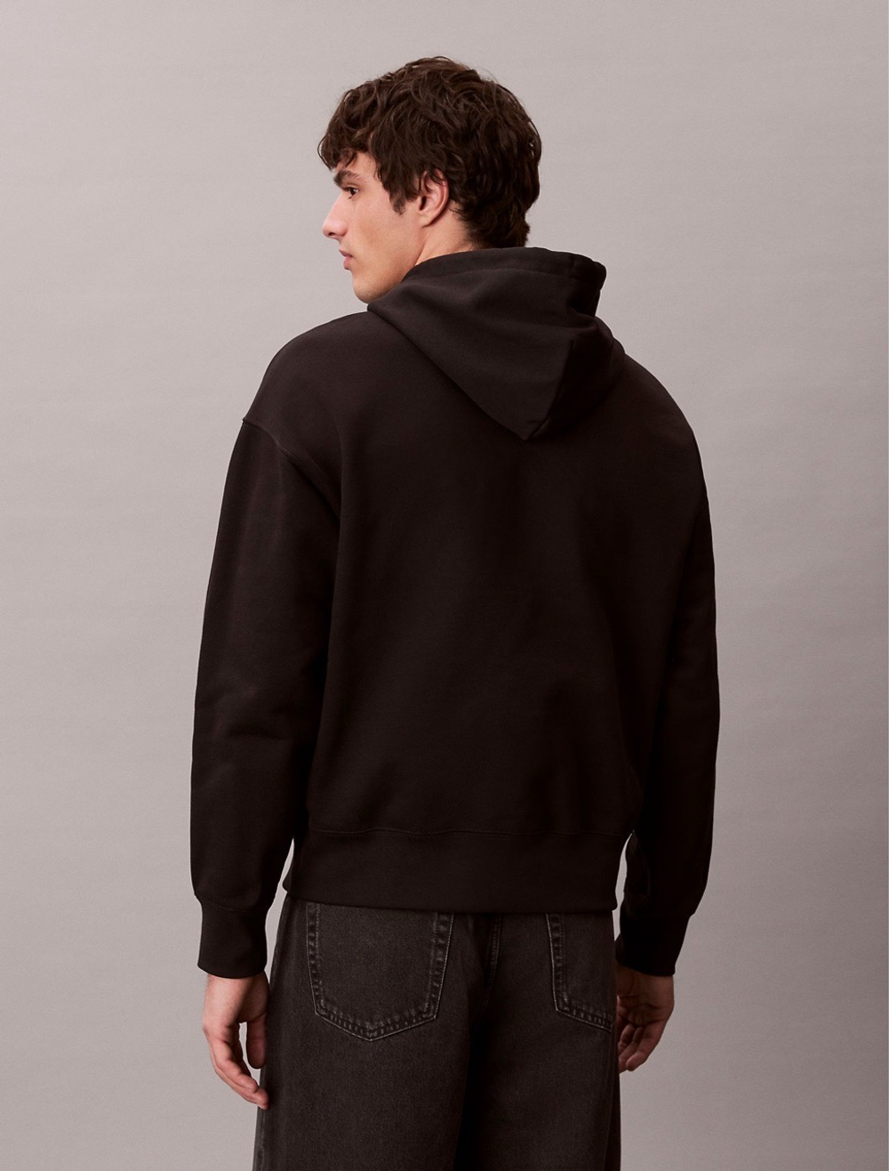 Худи Calvin Klein Heavy Jersey Logo Black