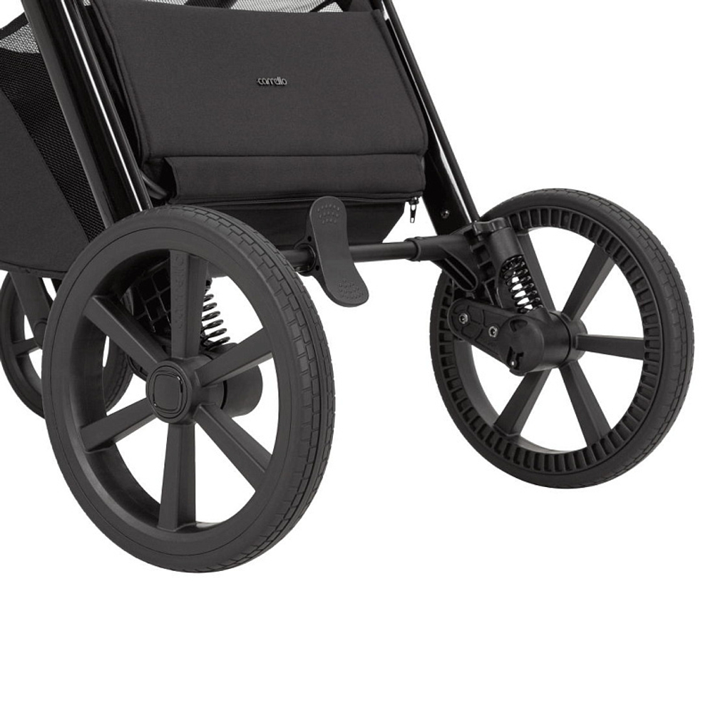Коляска 3 в 1 Carrello Omega Plus CRL-6540 и автокресло Nova DK791 Grey Line Cosmo Black