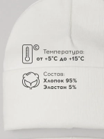 Шапка детская со снудом на осень