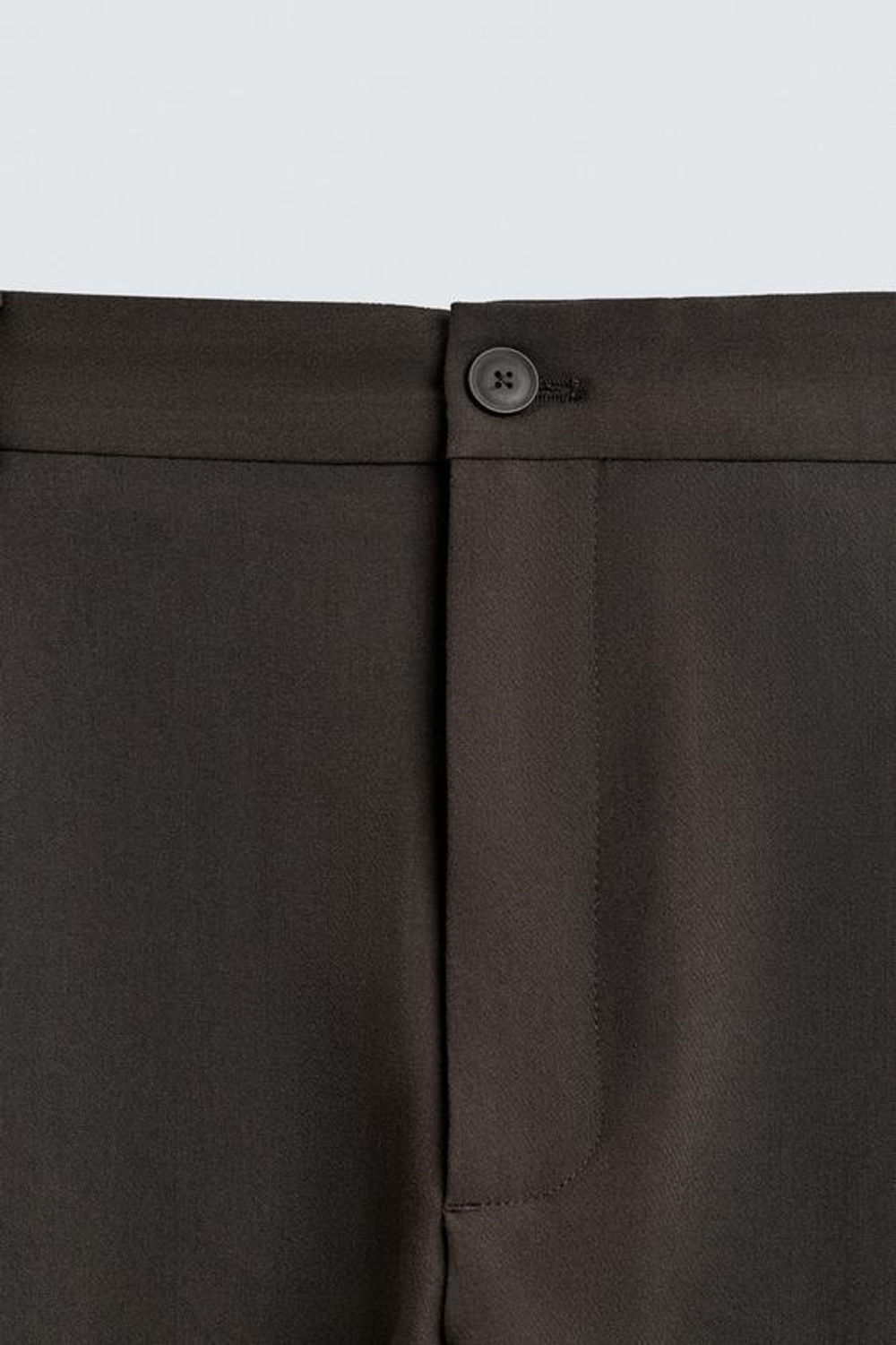 ZARA БРЮКИ RELAXED FIT СО СКЛАДКАМИ, КОРИЧНЕВЫЙ