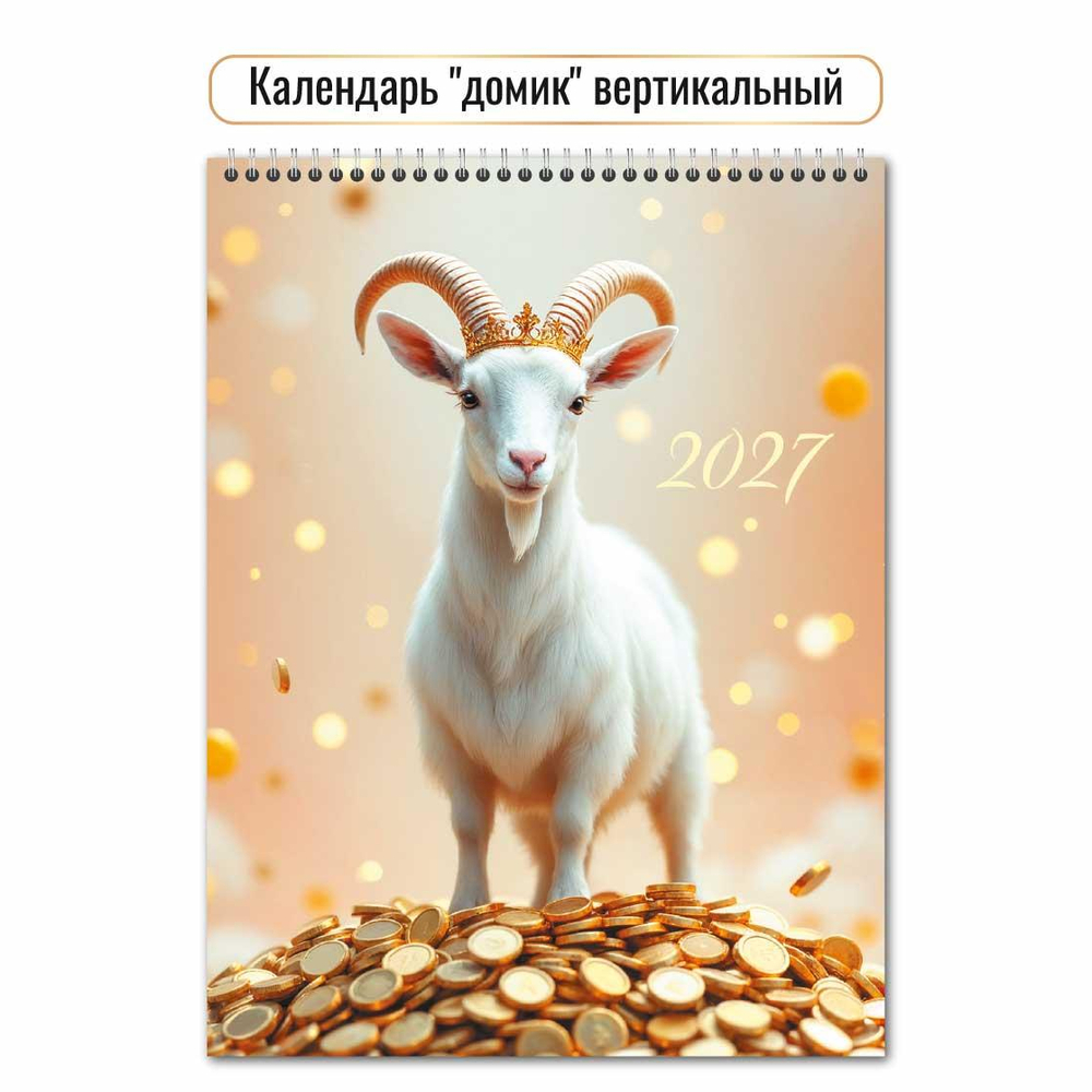 Календарь-домик вертикальный 2027 "Символ года" 10085 (Квадра)