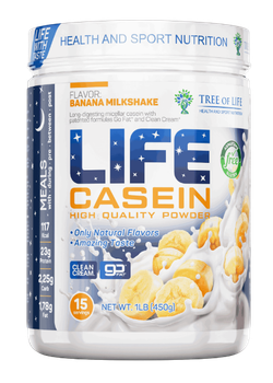 Tree Of Life LIFE CASEIN 450 g , Казеин , Ночной протеин