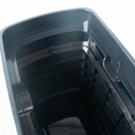 Ведро для мусора сенсорное, прямоугольное, узкое, внутр ведро, Foodatlas JAH-5311, 20 л (золотой)