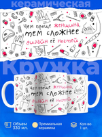 Кружка мастеру маникюра, глянцевая, 330мл, 1шт