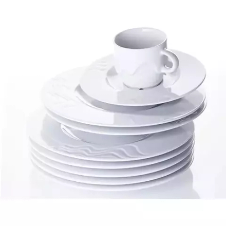 Чашка чайная «Мелодия» фарфор 190мл D=75,H=65,B=100мм белый