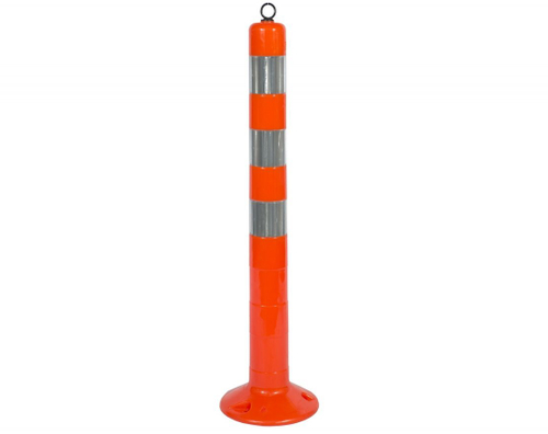 Столбик гибкий 750 мм с креплением для цепи