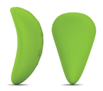 Зеленый перезаряжаемый вибромассажер Spirit by Leaf (Цвет: зеленый)