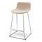 Полубарный стул Neo Soft 65 см, бежевый, ножки хром
