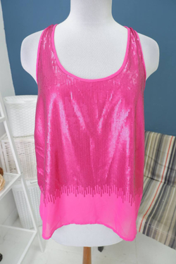 Топ H&M с пайетками 46 размер