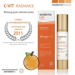 Sesderma C-VIT Radiance Glowing Facial Fluid - Флюид для сияния кожи, 50 мл