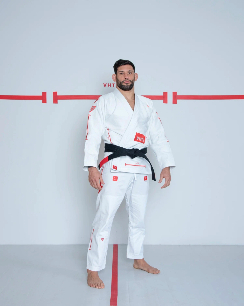 Кимоно VHTS G 2023 WHITE (RED)