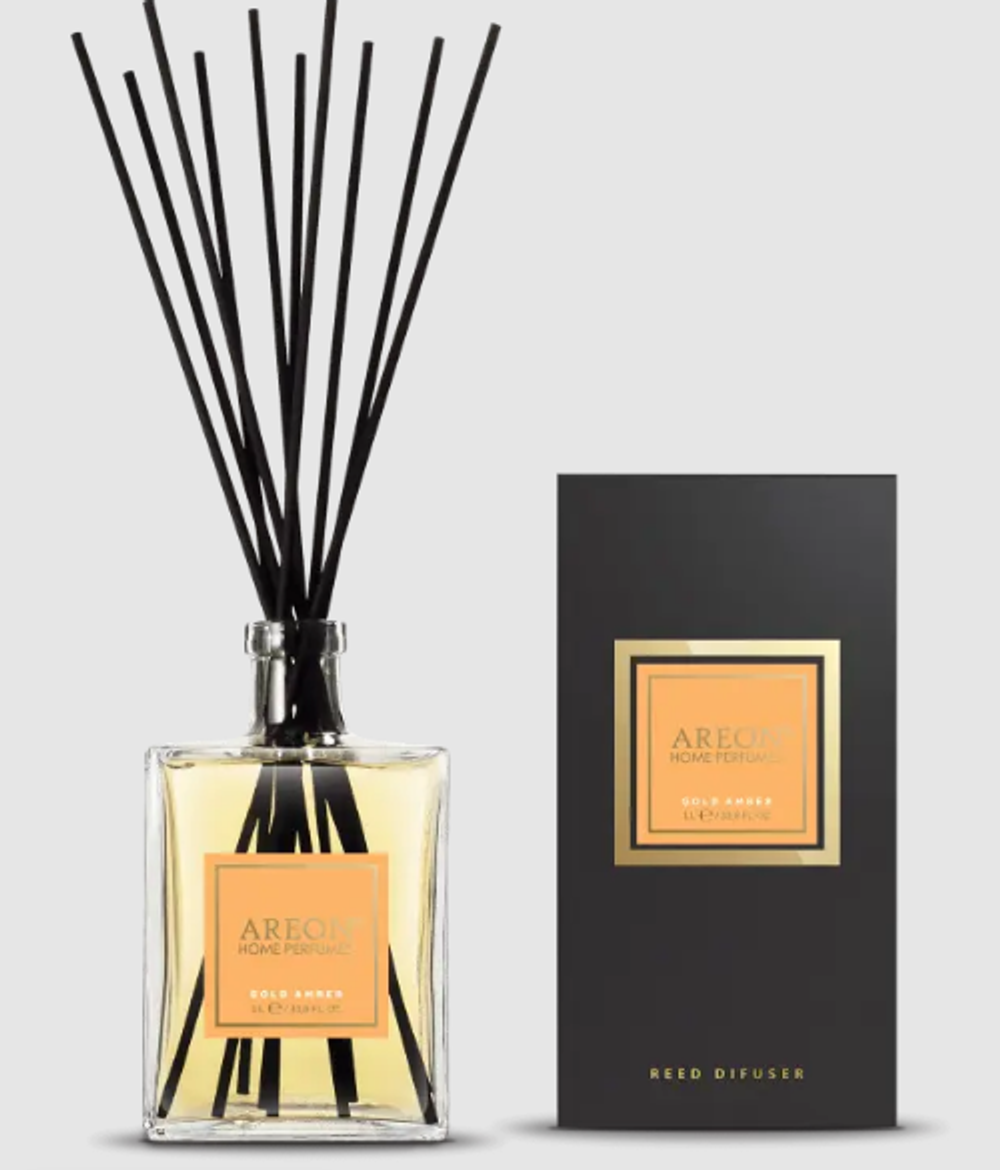 Ароматизатор-диффузор  AREON Sticks1000мл PREMIUM Gold Amber/Золотой Янтарь