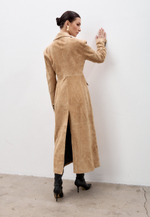 Тренч из натуральной замши