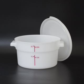 Контейнер круглый 2 л, полипропилен/с крышкой