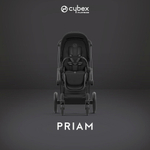 Коляска Cybex Priam IV Matt Black complete Cloud G Moon Black Plus Base G 4 в 1 Sepia Black