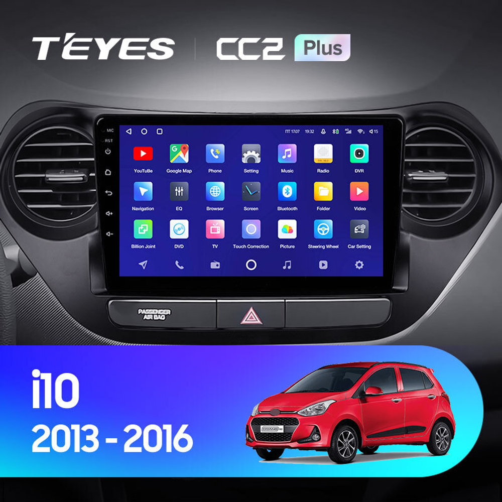 Teyes CC2 Plus 9" для Hyundai i10 2013-2016