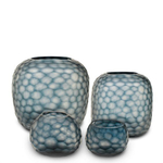 Ваза Guaxs Somba Ocean Blue/Indigo M, 20 см