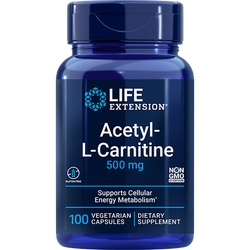 Acetyl-L-Carnitine 500 мг 100 капсул Life Extension