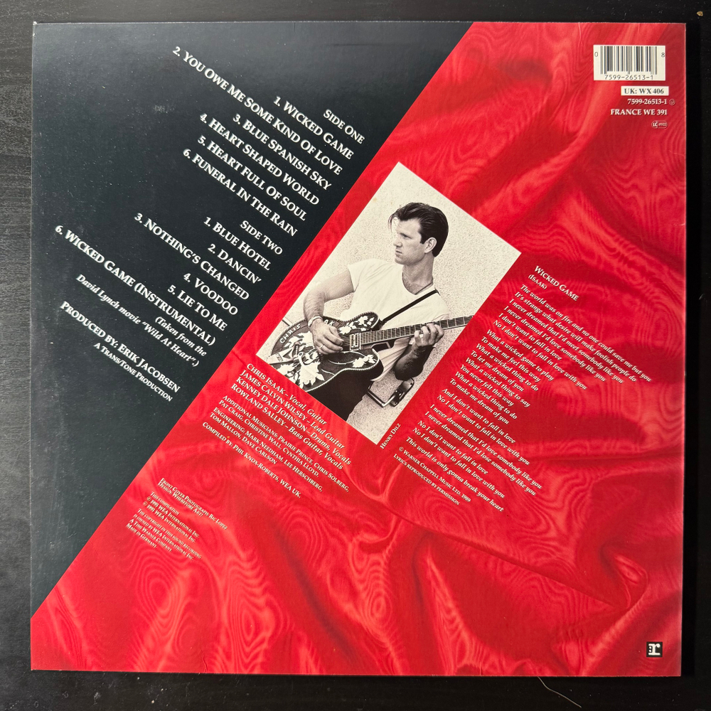 Chris Isaak - Wicked Game (Германия 1991г.)