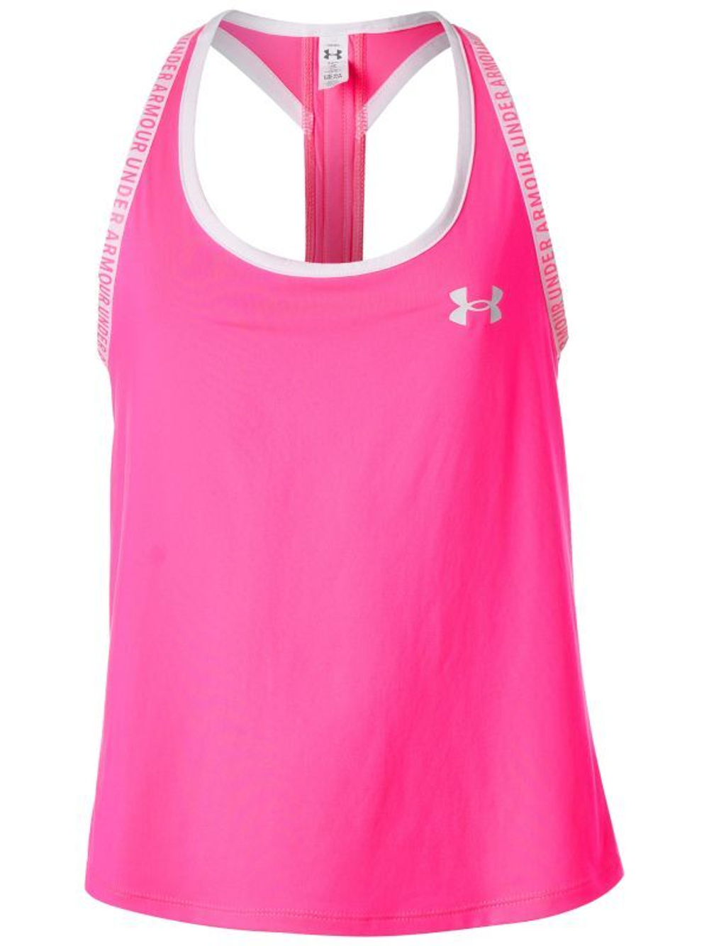 Футболка для девочки теннисная Under Armour Knockout Tank - pink