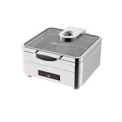 Мармит электрический 9 л 2/3*100 с откидной крышкой и окном с черным дисплеем " " SUNNEX